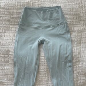 High-Waist Leggings in Light Blue